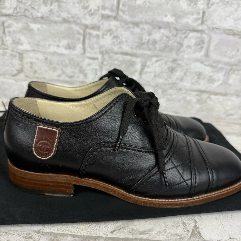 CHANEL oxford brogue